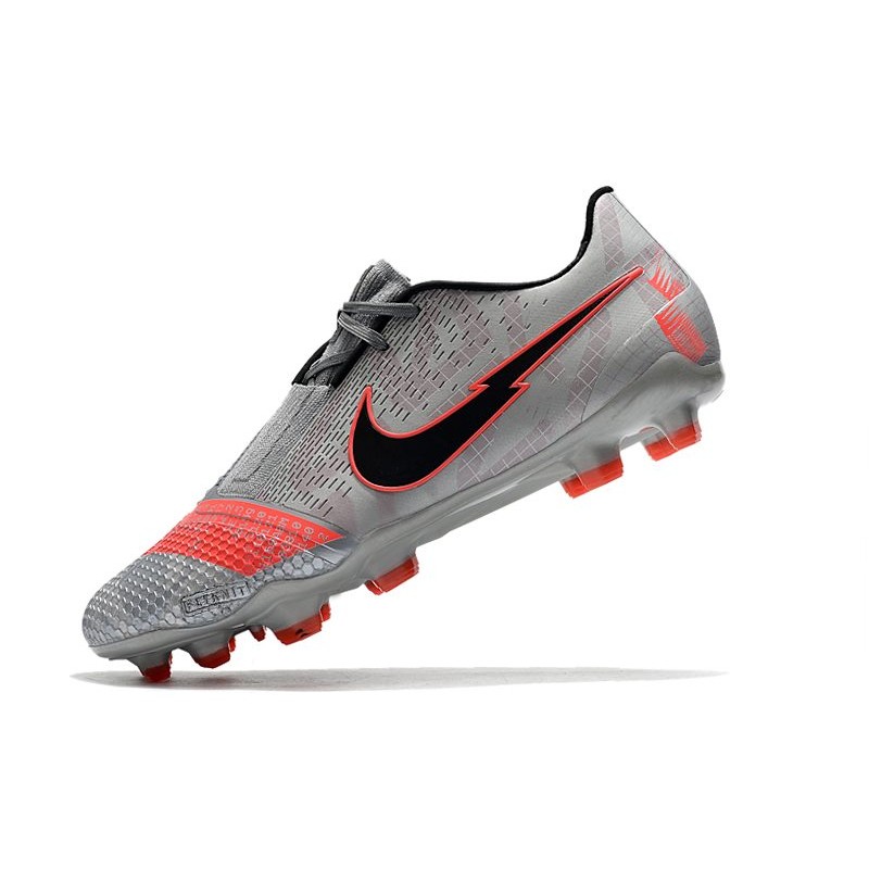 Nike Phantom Vnm Elite FG stříbrný Černá Šedá